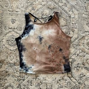 Tie dye crop top